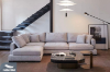 Picture of WONDERLAND Chaise Facing Left Feather-Filled Fabric Sectional Sofa