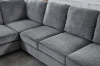 Picture of LIBERTY Premium Sectional Sofa (Grey) - Chaise Facing Right with Storage Ottoman