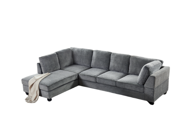 Picture of LIBERTY Premium Sectional Sofa (Grey) - Chaise Facing Left