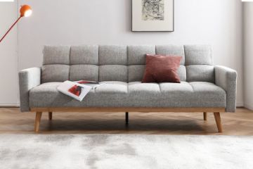 Picture of HORMI 3 Seater Sofa Bed (Grey)