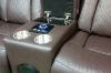 Picture of MONROSE Air Leather Dual Motor Reclining Sofa Range with Bluetooth Speaker + USB Port, Power Socket & Wireless Charging + LED Lighting (Brown)
