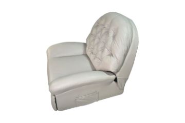Picture of SANO 360° Swivel Manual Recliner Lounge Chair with Mobile Holder (Beige)