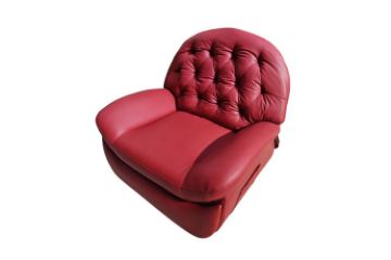 Picture of SANO 360° Swivel Manual Recliner Lounge Chair with Mobile Holder (Burgundy)