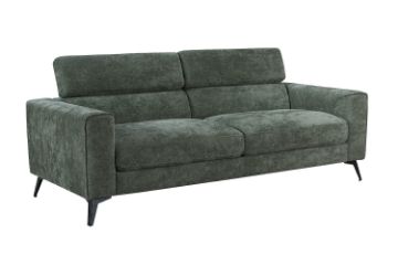 Picture of Frankfurt 3/2 Seater Fabric Sofa Range (Green) - 3 Seater