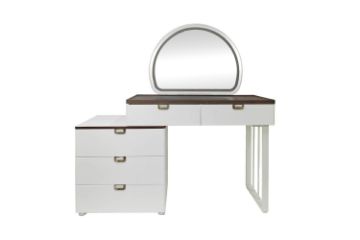 Picture of THIAGO 5-Drawer Dressing Table with LED Mirror