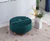 Picture of  [FLOOR MODEL CLEARANCE] AQEEL Round Ottoman (Green)