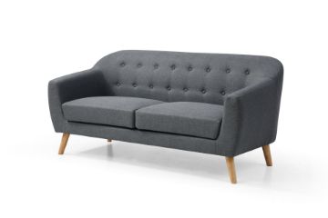 Picture of (FLOOR MODEL CLEARANCE) BRACKE 3 Seater Fabric Sofa (Grey)