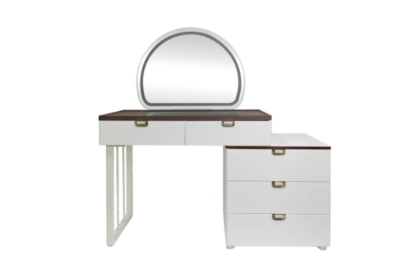 Picture of THIAGO 5-Drawer Tray Top Dressing Table with LED Mirror