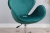 Picture of [FLOOR MODEL CLEARANCE]BOCANA Swivel Adjustable Height Velvet Lounge Chair (Green) 