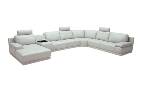 Picture of [FLOOR MODEL CLEARANCE] CASTLEFORD Corner Sofa (100% Genuine Leather) - Chaise Facing Left 