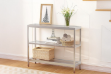 Picture of JOSEF 90 Tempered Glass Console Table with 3 Tiers