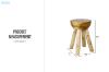Picture of KOHEN Solid Teakwood Stool
