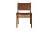 Picture of NOELLE 100% Genuine Cow Leather Solid Teakwood Chair