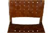 Picture of NOELLE Natural Cow Leather Solid Teakwood Chair