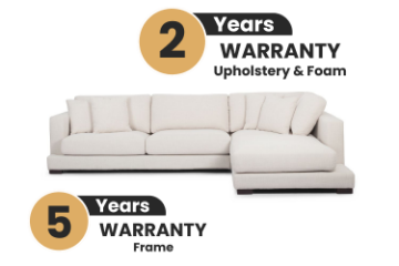 Picture of LONDON Feather-Filled Sectional Fabric Sofa
