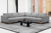 Picture of CONNERY Extra Large Sectional Sofa with Deep Seating & Ash Wood Base
