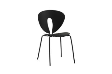 Picture of (FLOOR MODEL CLEARANCE)SLEEKLINE Stackable Dining Chair (Black) 