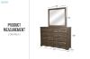 Picture of (FLOOR MODEL CLEARANCE) ARTEMIS 8-Drawer Dresser with Mirror