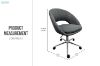 Picture of [FLOOR MODEL CLEARANCE] ALEXA Height Adjustable Office Chair(Grey)