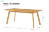 Picture of  [FLOOR MODEL CLEARANCE]  Miko 183 Solid Cedar Wood Dining Table