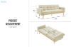 Picture of HORMI 3 Seater Sofa Bed (Beige)