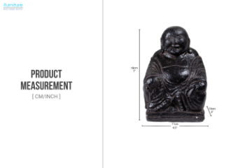 Picture of 658-022 H18 Happy Buddha Statue