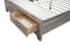 Picture of  [FLOOR MODEL CLEARANCE] AGILENT Storage Bed Frame with Built-in Shelves - Queen Size
