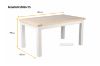 Picture of  [FLOOR MODEL CLEARANCE] SICILY Dining Table (Solid Wood with Ash Top) - 1.8M