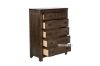 Picture of  [FLOOR MODEL CLEARANCE] HEMSWORTH 5-Drawer Solid Timber Wood Tallboy