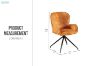Picture of [FLOOR MODEL CLEARANCE]DUMBO 360° Swivel Dining Chair (Caramel)