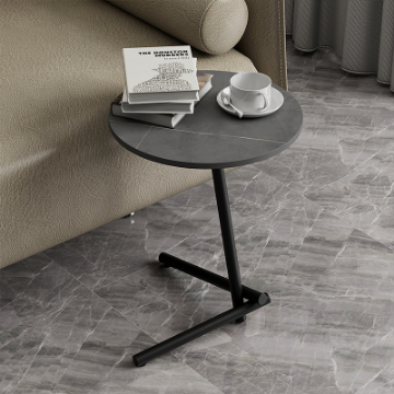 Picture of  [FLOOR MODEL CLEARANCE]  CARA H50 Sintered Stone Side Table (Grey Marble)