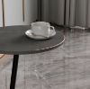 Picture of  [FLOOR MODEL CLEARANCE]  CARA H50 Sintered Stone Side Table (Grey Marble)