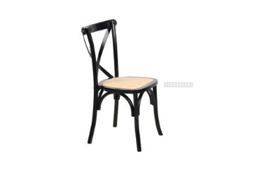 Picture of [FLOOR MODEL CLEARANCE] Albion Cross Back Chair *Black