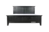 Picture of CAROL  Solid Acacia Bed in Queen Size (Black)
