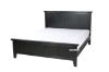 Picture of CAROL  Solid Acacia Bed in Queen Size(Black)