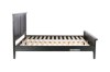 Picture of CAROL  Solid Acacia Bed in Queen Size (Black)