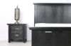 Picture of CAROL  Solid Acacia Bed in Queen Size(Black)