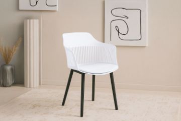 Picture of [FLOOR MODEL CLEARANCE]VERVE Arm Chair (White) - Each
