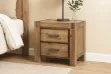 Picture of SPRINGBROOK 2-Drawer Solid Acacia Wood Bedside Table
