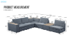 Picture of DYNASTY Premium Modular Corner Sofa Set (Sage)