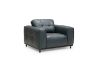Picture of KALONA 3/2/1 Seater 100% Genuine Leather Sofa Range (Dark Blue) - 3+2+1 Sofa Set