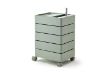 Picture of GALEN Rotating 5 Tier Utility Drawer Wheel Trolley - Matcha Green