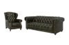 Picture of BAMBURGH 100% Genuine Leather Chesterfield Sofa Range - 3 Seater