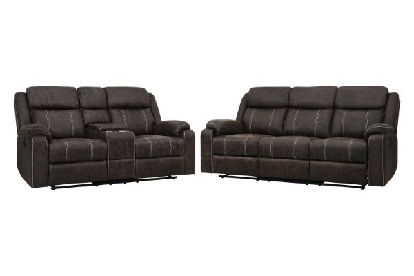 Picture of TANDY Manual Reclining Sofa Range - 3RR+2RRC Sofa Set