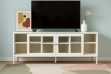 Picture of STARK Steel Frame 1.5M Sliding Door TV Unit (Cream)