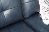 Picture of KALONA 3/2/1 Seater 100% Genuine Leather Sofa Range (Dark Blue)