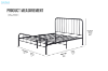 Picture of Fexon Metal Bed Frame - King Single