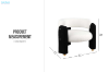 Picture of ADELL Accent Chair (White&Black)