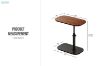 Picture of PLAINO 360° Swivel Height Adjustable Side Table