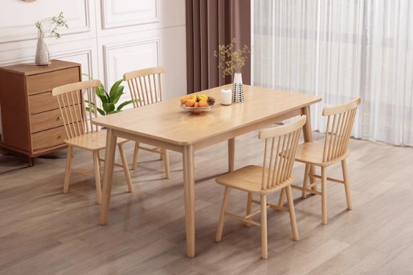 Picture of WINDSOR 120/150 5PC Solid Wood Dining Set